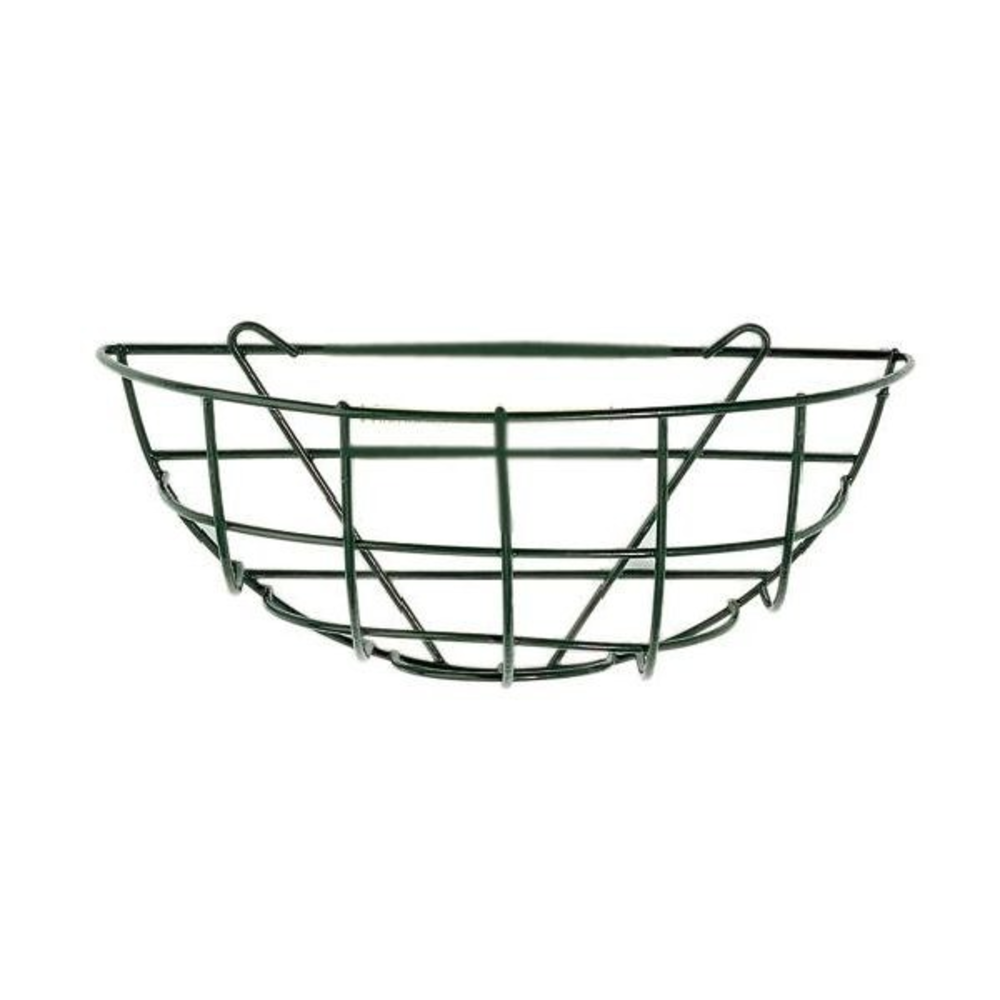 CESTO COLGANTE SEMI-REDONDO METÃLICO PLASTIFICADO -Ø35CM
