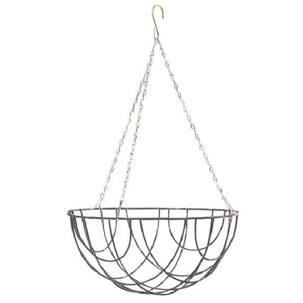 CESTO COLGANTE REDONDO METÃLICO PLASTIFICADO -Ø30CM