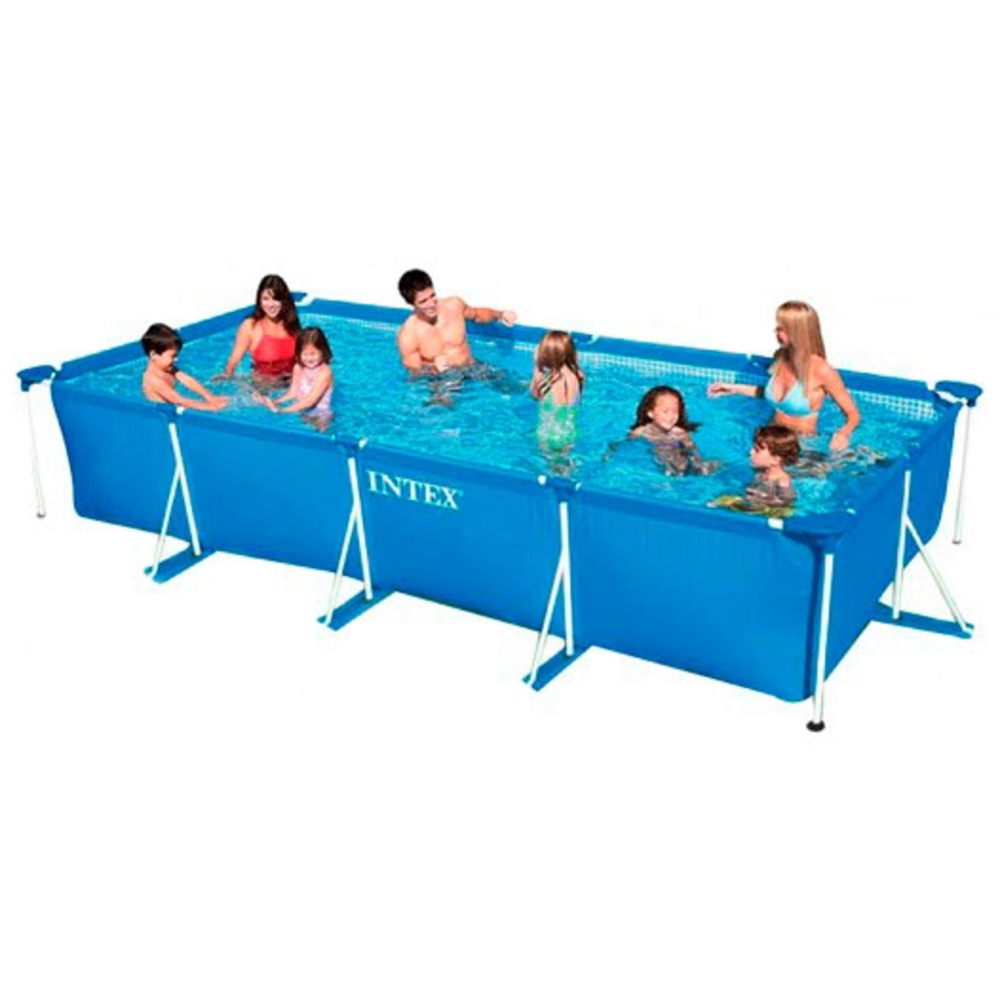 Piscina Desmontable Tubular Rectangular 450x22x84 cm