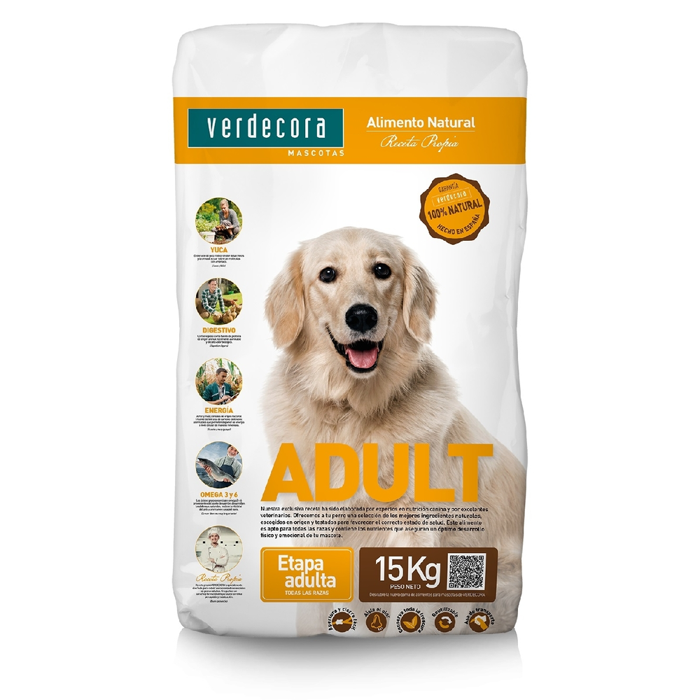 PIENSO PARA PERRO ADULT VERDECORA 15KG