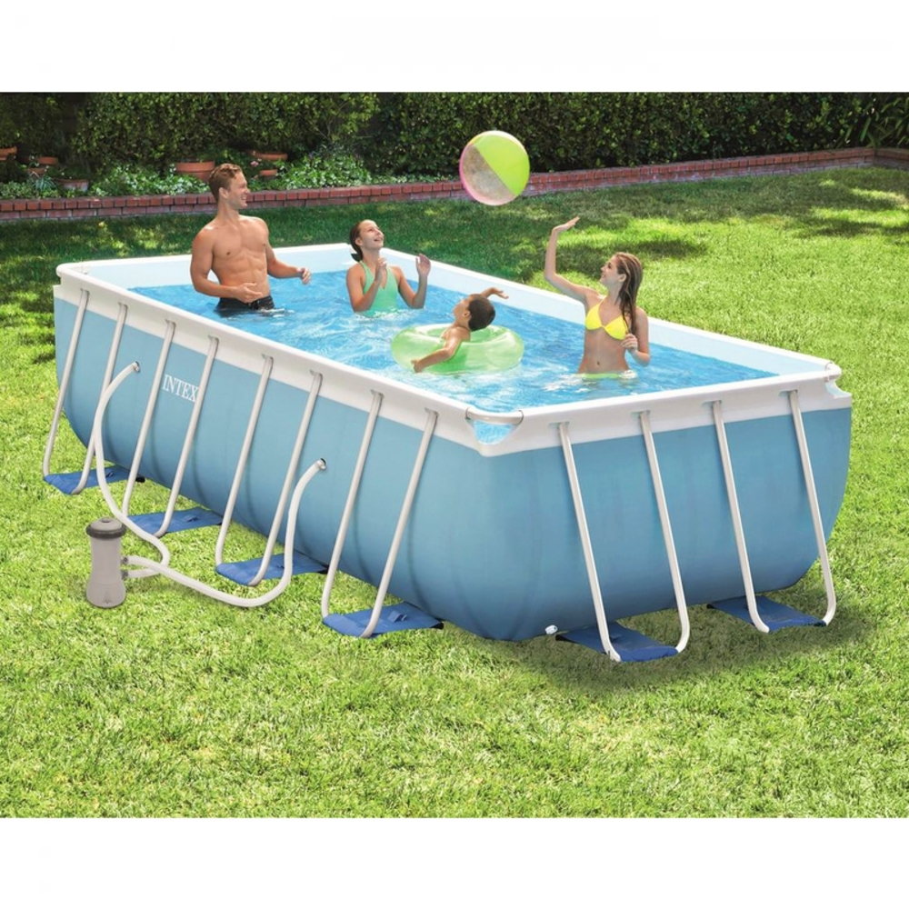 Piscina Intex Prima Frame 4x2x1 metros con depuradora - Verdecora
