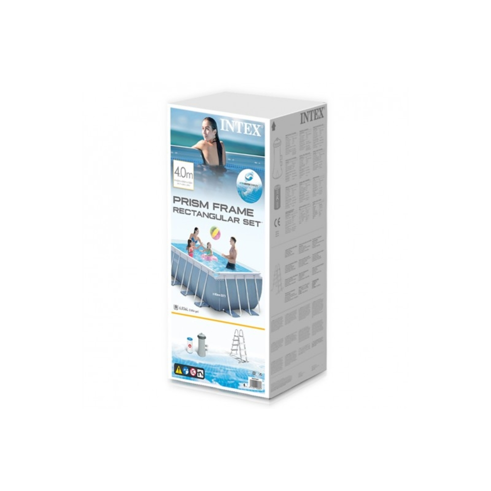 Piscina Intex Prima Frame 4x2x1 metros con depuradora - Verdecora