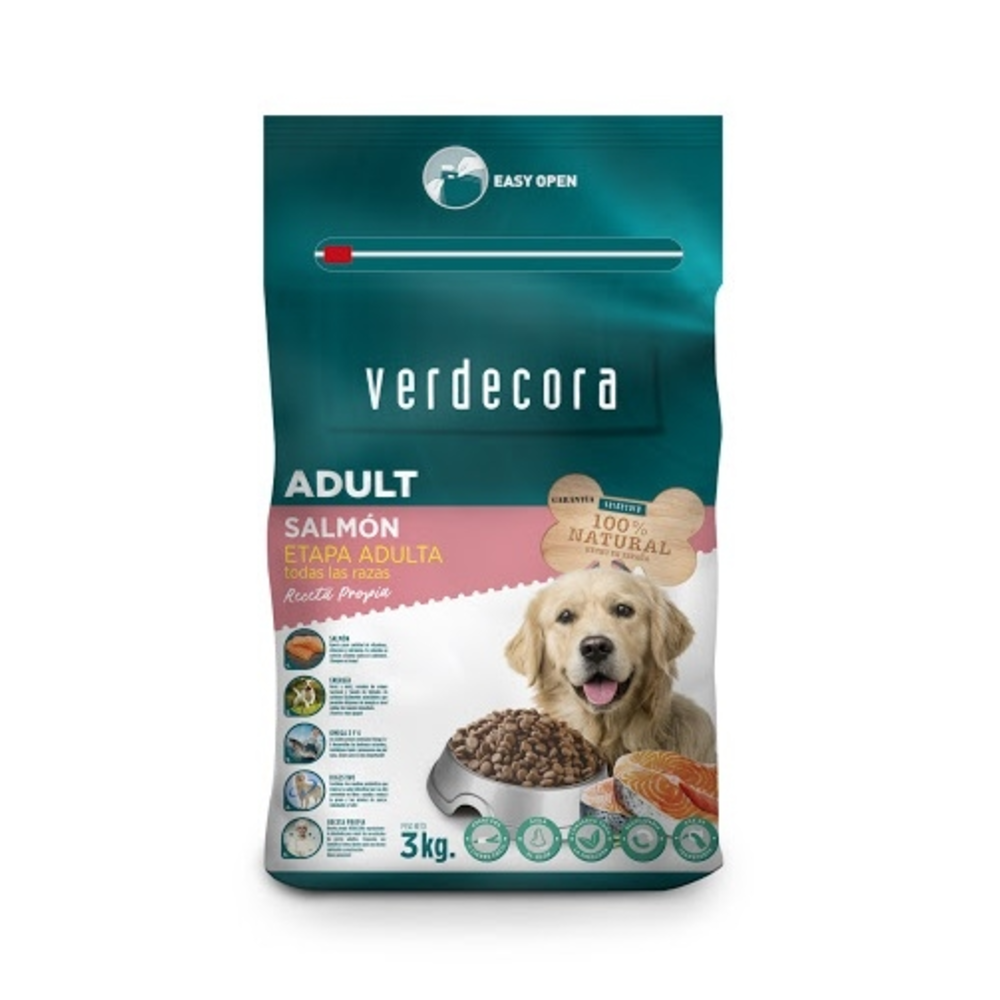 PIENSO PERRO ADULTO SALMON VERDECORA