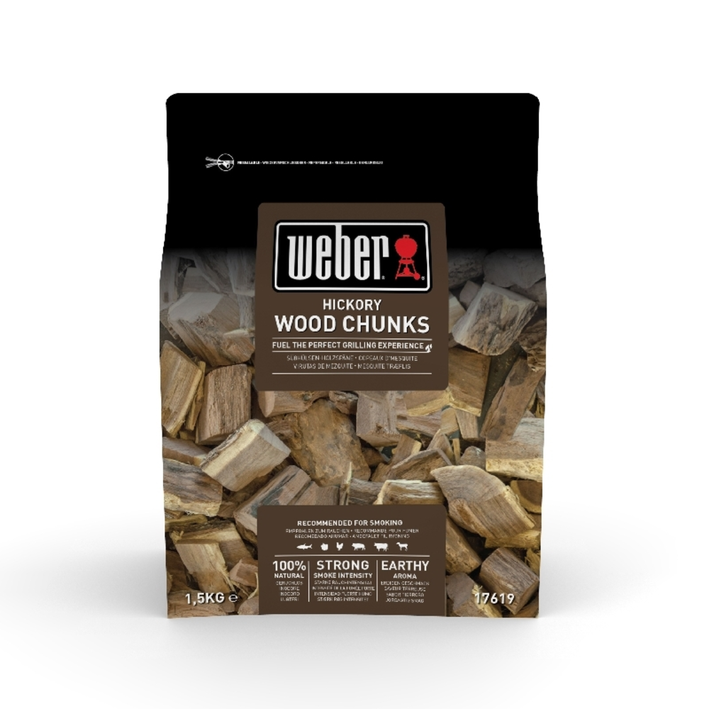 GRANDES TROZOS DE MADERA PARA AHUMAR WEBER HICKORY
