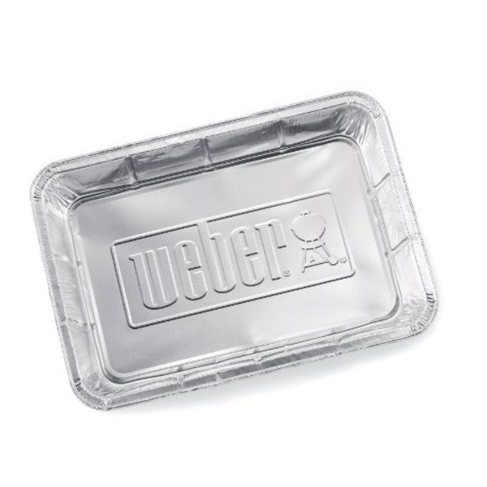 WEBER bandeja grande aluminio para barbacoa