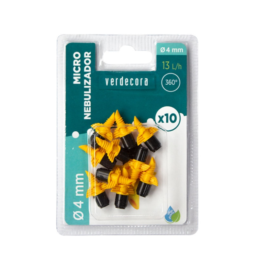 MICRO NEBULIZADOR 4MM 10UD VERDECORA