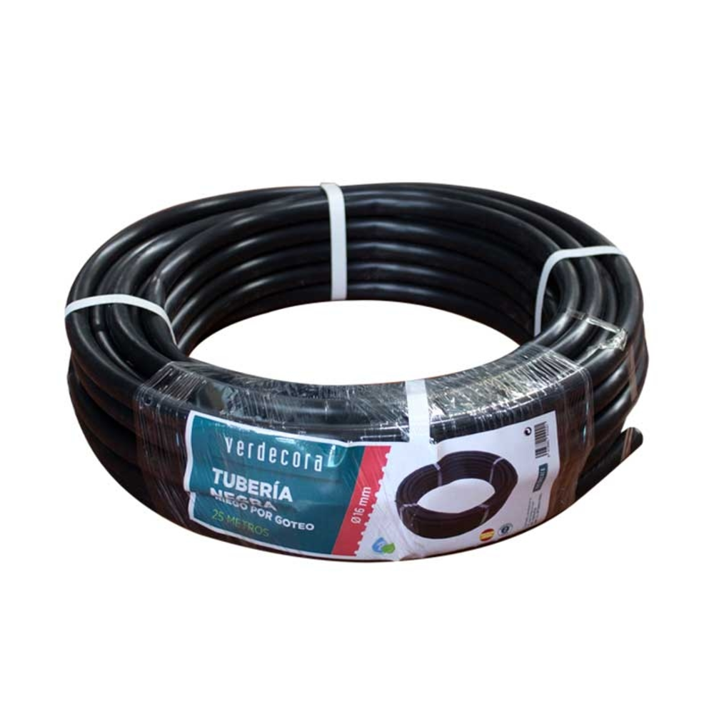 TUBERIA 16MMX25M VERDECORA