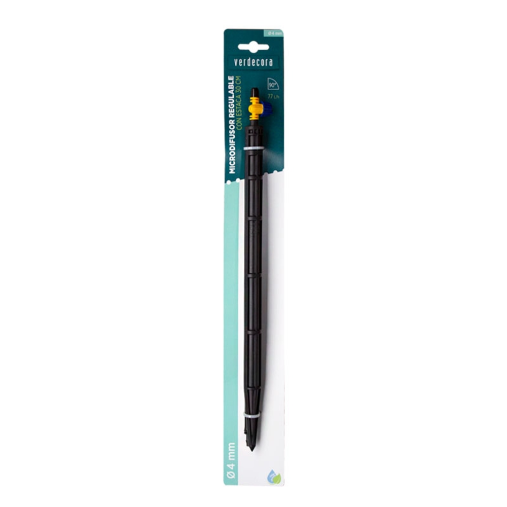 MICRODIFUSOR 90º CON ESTACA + VARILLA 30CM VERDECORA