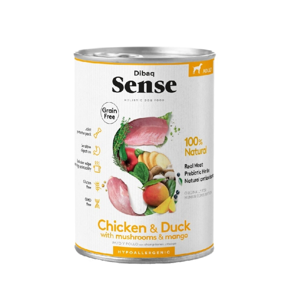 COMIDA PERRO SENSE HUMEDA POLLO Y PATO 380GR
