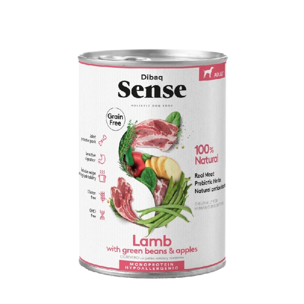 COMIDA PERRO SENSE HUMEDA CORDERO 380GR