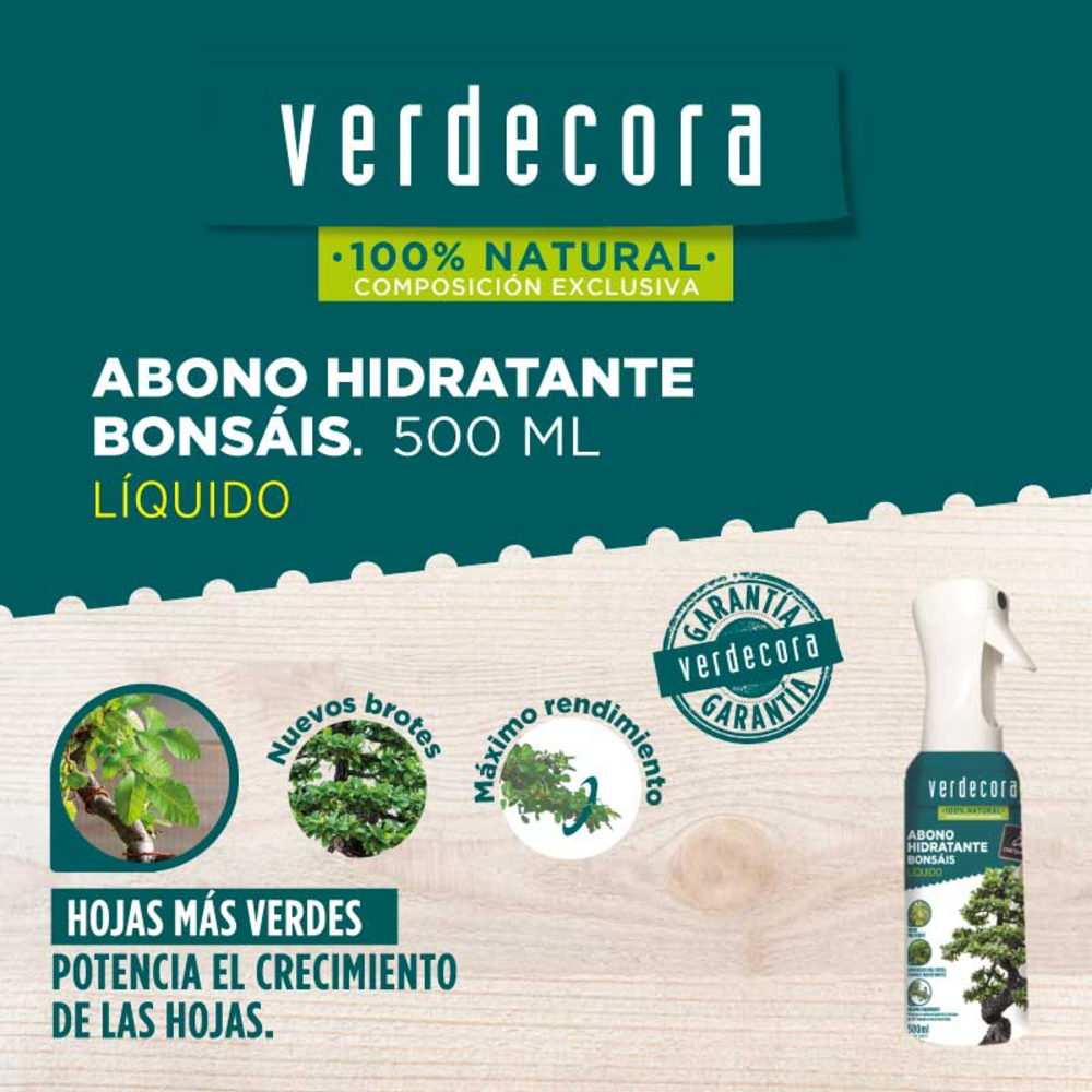 HIDRATANTE BONSÁI 500ML VERDECORA