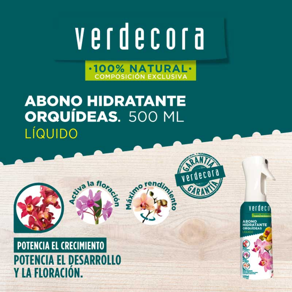 HIDRATANTE ORQUIDEAS VERDECORA 500ML