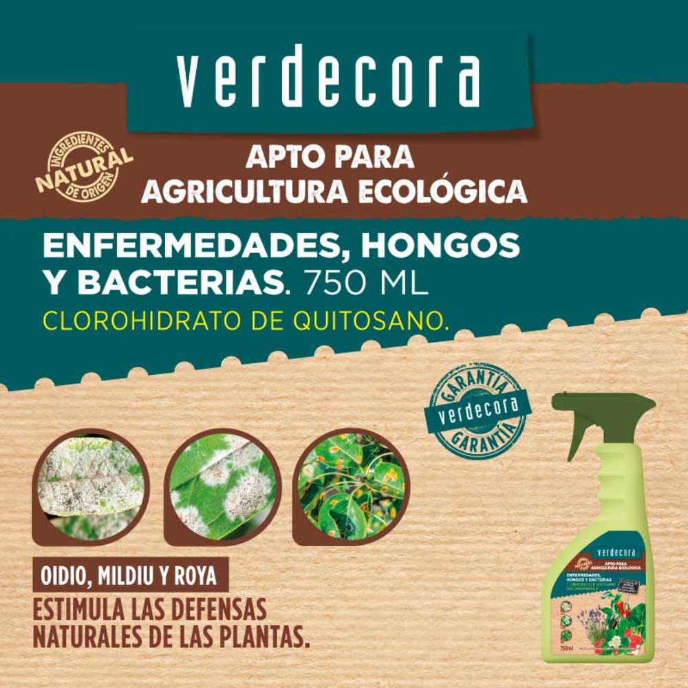 PISTOLA FUNGICIDA ENFERMEDADES HONGOS 750ML