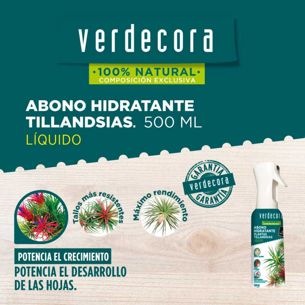 HIDRATANTE TILLANDSIAS VERDECORA 500ML