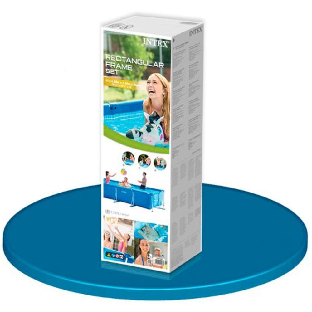 Piscina Desmontable Tubular Rectangular 450x22x84 cm