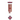 carrillon rojo de jardin