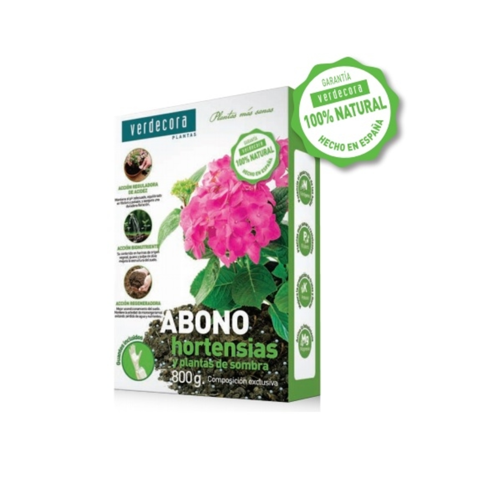 ABONO HORTENSIAS GRANULADO VERDECORA 800GR