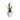 MACETA CUADRADA CAPRI BLANCO 40CM