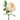 ROSA ARTIFICIAL PEONIA CREMA/ROSA 63CM  TALLO