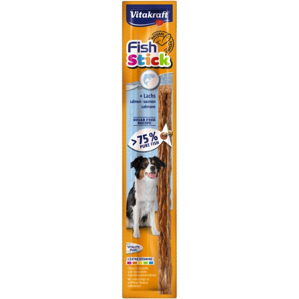 SNACK PERRO FISH STICK SALMON 12 GRAMOS