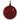 BOLA CRISTAL ROJO BRILLANTE