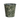 MACETA FLORES ZINC VERDE H10.5D10CM