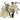 FLOR DE MELECOTONERO ARTIFICIAL BLANCO 106CM VARA