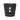 MACETA GREENVILLE ROUND NEGRA Diámetro 14cm - Altura 13cm -