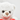 OSO BLANCO CORAZÓN 25CM