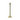CANDELABRO ALUMINIO DORADO