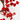 CORONA NAVIDAD ALMENDRO ARTIFICIAL ROJO
