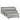 MACETERO GINOSA RECTANGULAR ZINC GRIS