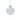 BOLA CRISTAL PUNTOS BLANCOS
