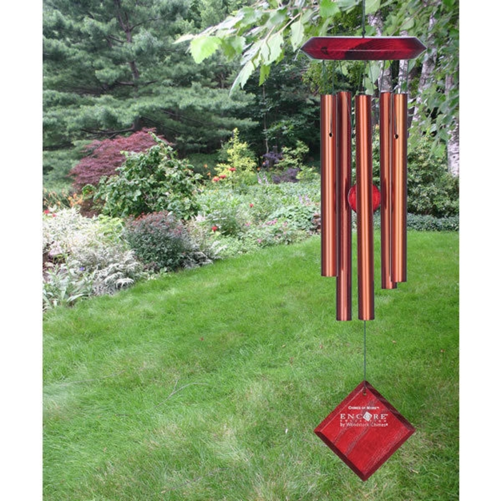 carrillon rojo de jardin