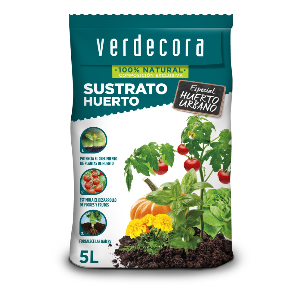 SUSTRATO HUERTO 5 LITROS VERDECORA