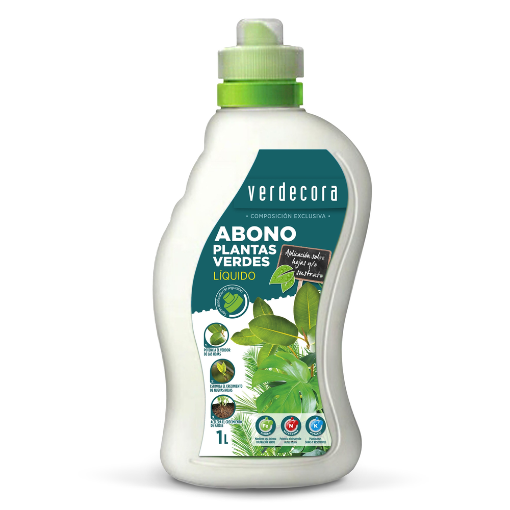 ABONO PLANTAS VERDES 1 LITRO VERDECORA