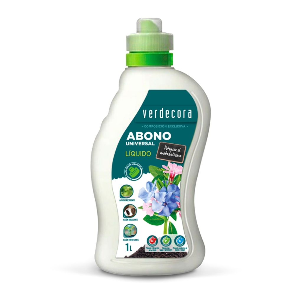 ABONO LIQUIDO UNIVERSAL VERDECORA 1 LITRO