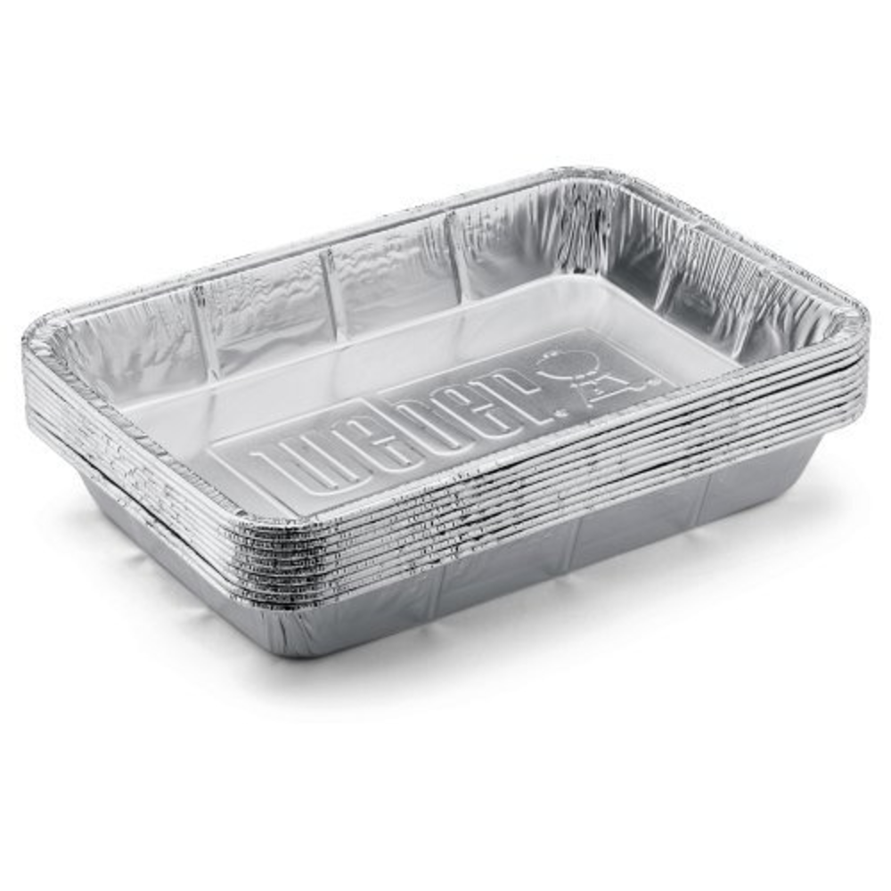 WEBER bandeja grande aluminio para barbacoa