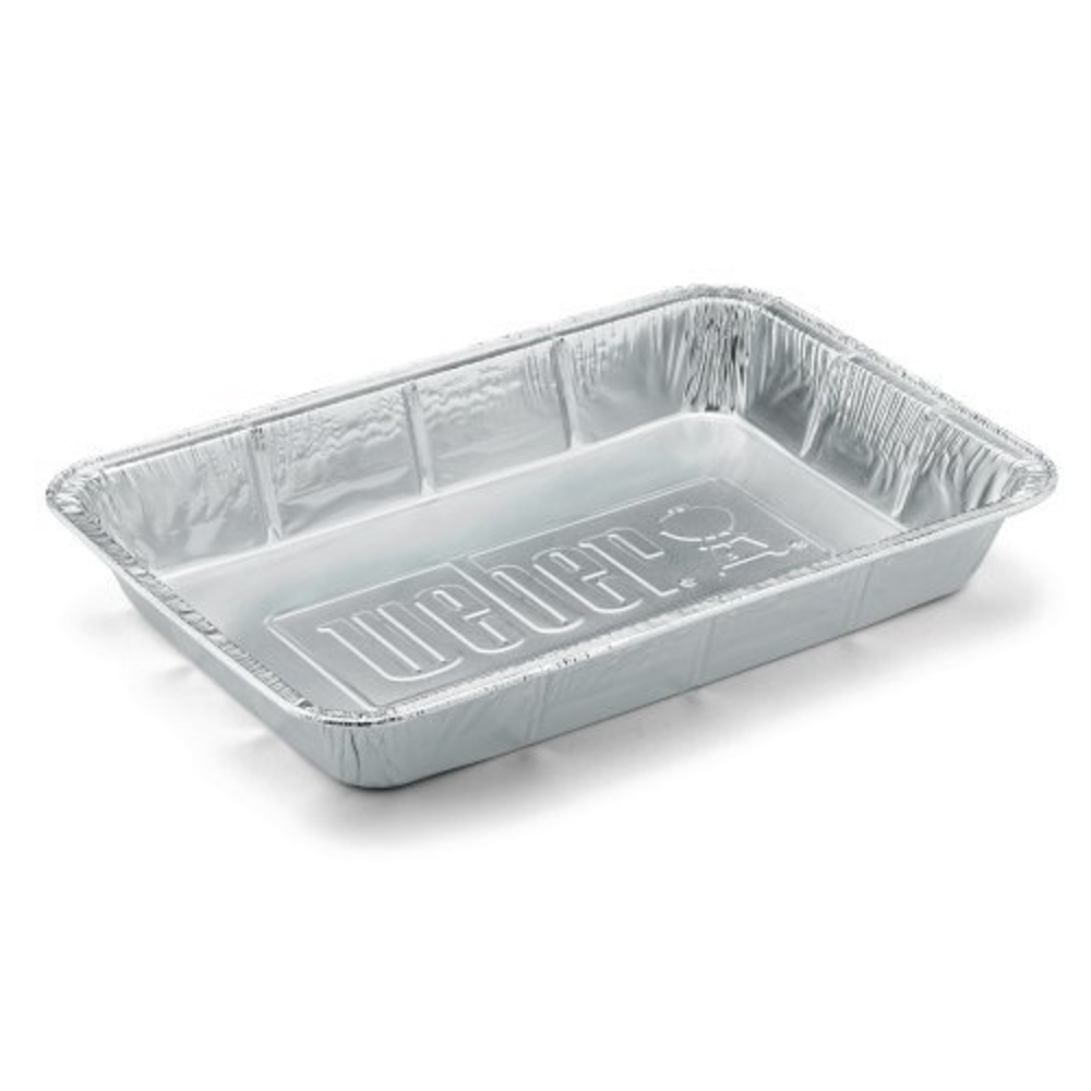 WEBER bandeja grande aluminio para barbacoa