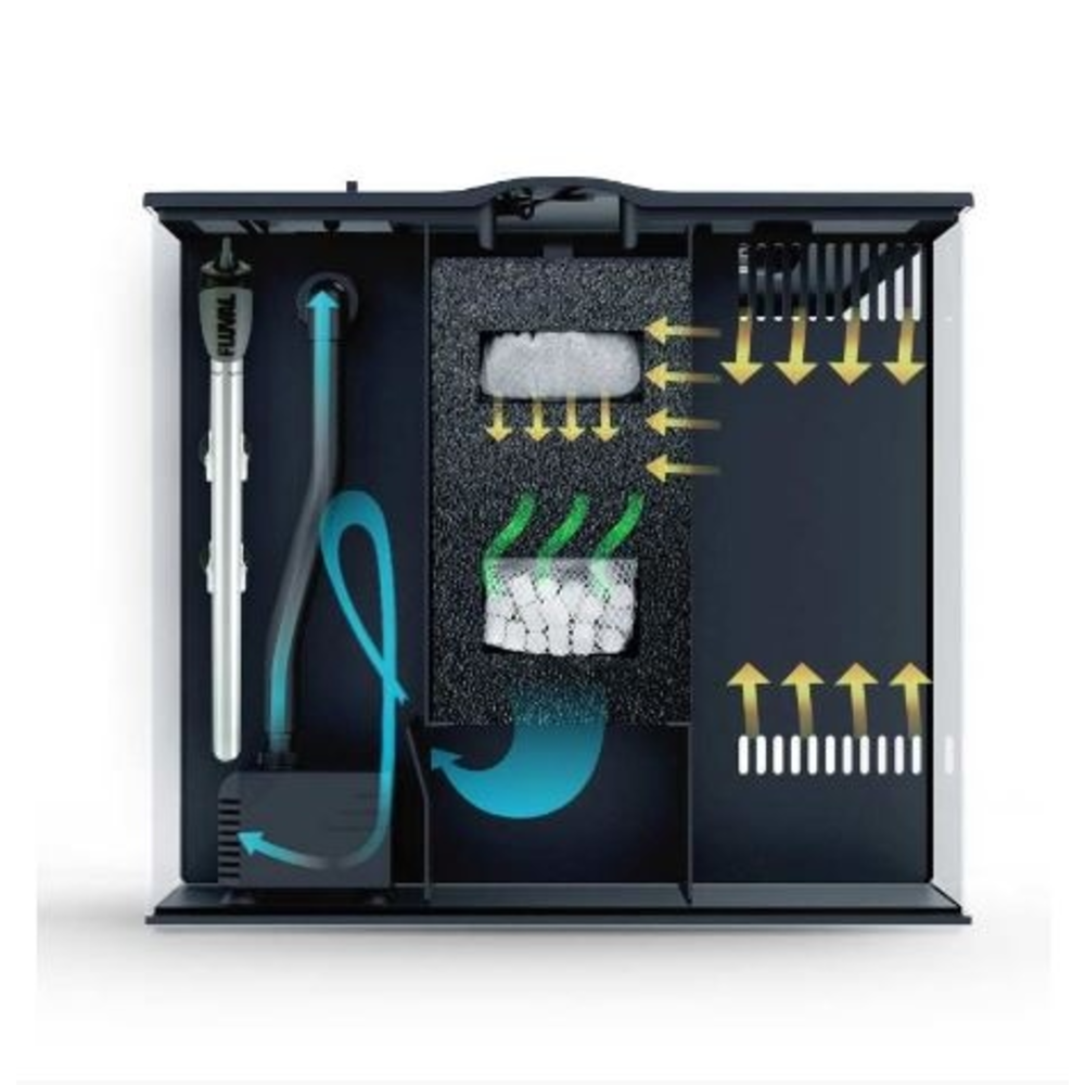 KIT ACUARIO FLUVAL FLEX 57L NEGRO