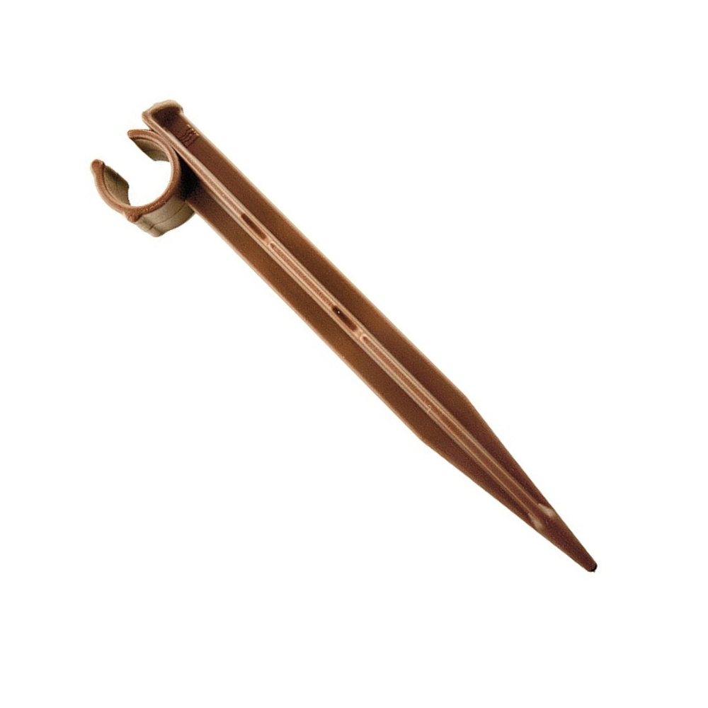 PIQUETA MARRON PARA TUBERIA 16MM 5UD VERDECORA