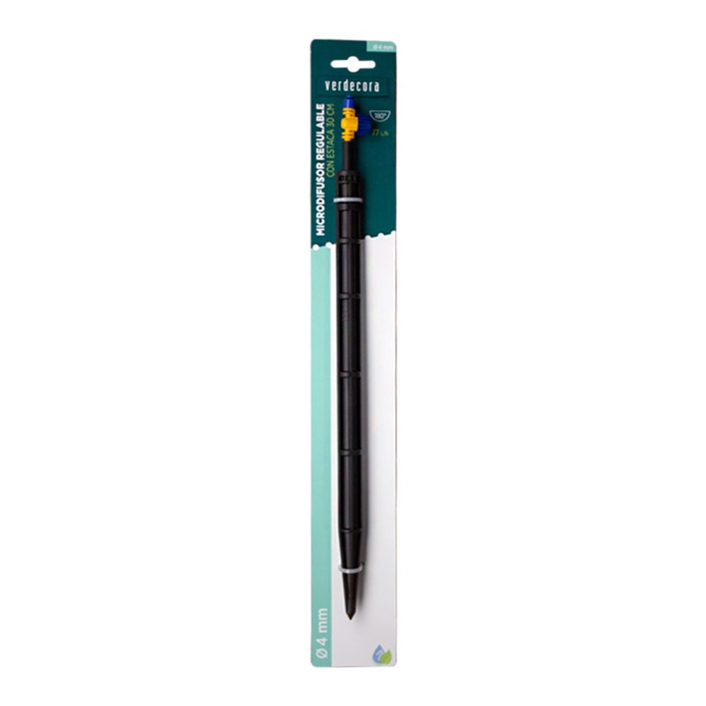 MICRODIFUSOR 180Âº CON ESTACA + VARILLA 30CM VERDECORA