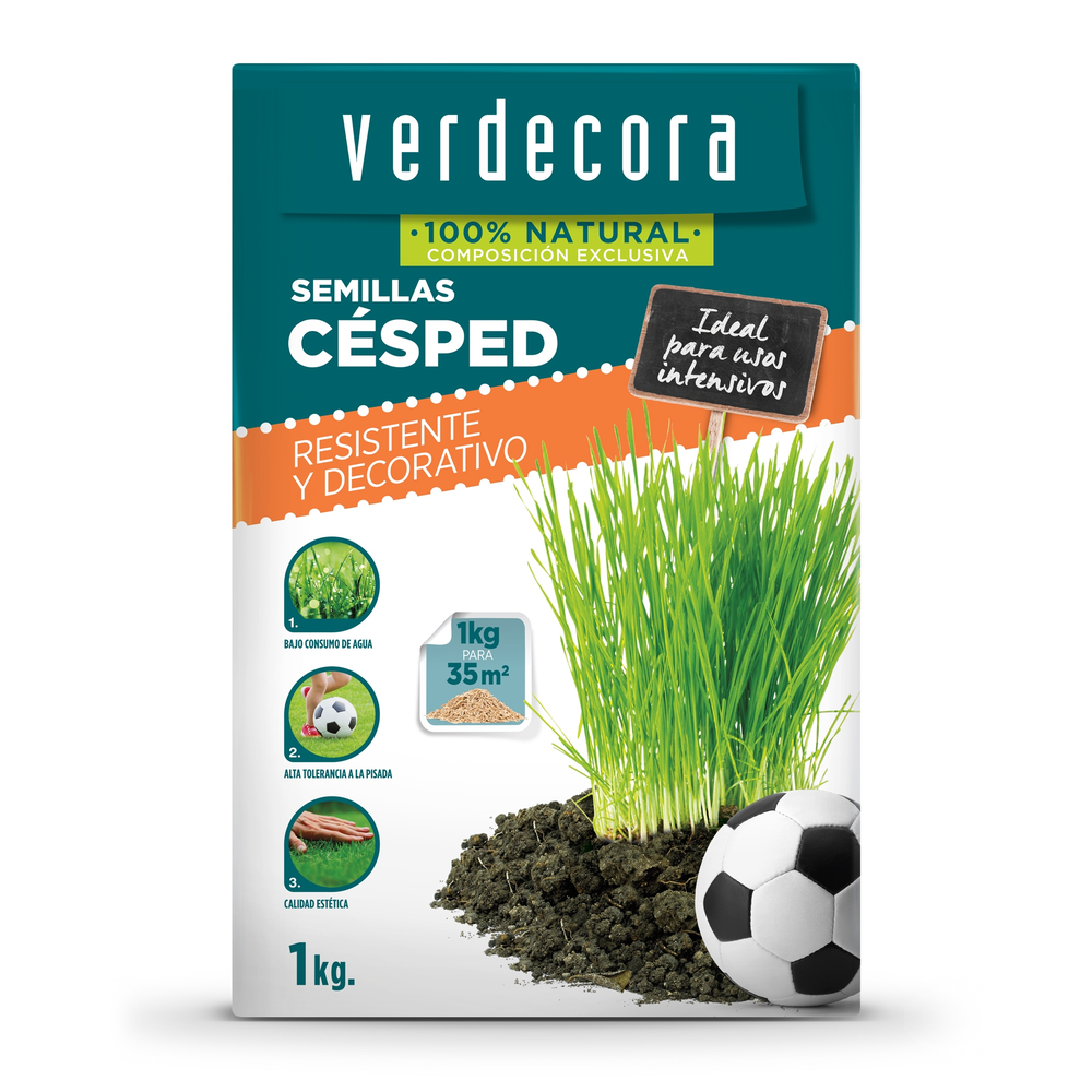 CÃ‰SPED RESISTENTE Y DECORATIVO VERDECORA 5 KILOS