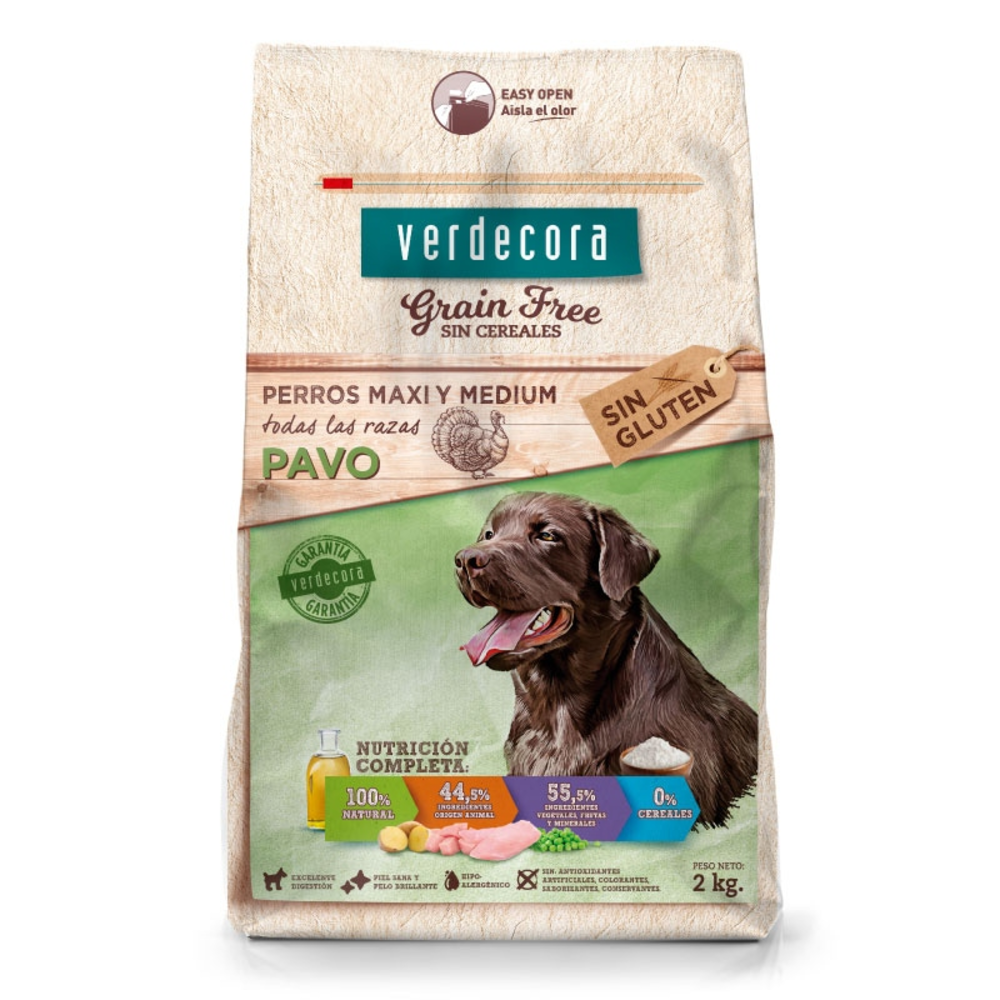 VERDECORA GRAIN FREE ADULT PAVO