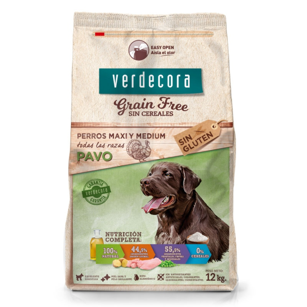 VERDECORA GRAIN FREE ADULT PAVO