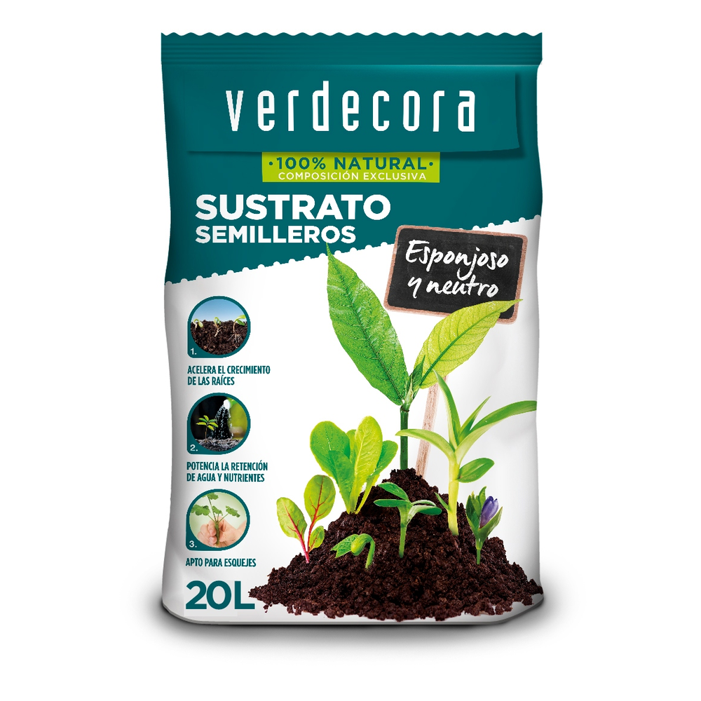 VERDECORA SUSTRATO SEMILLEROS 5 LITROS