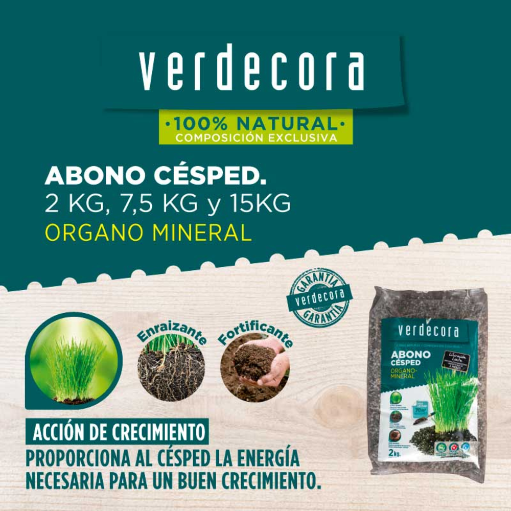 ABONO CESPED VERDECORA