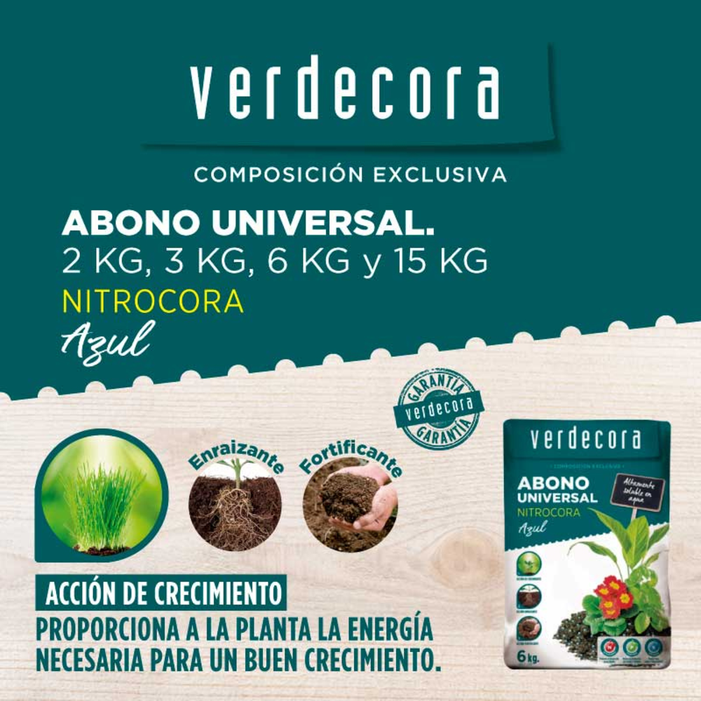 ABONO NITROCORA AZUL UNIVERSAL VERDECORA 1KG