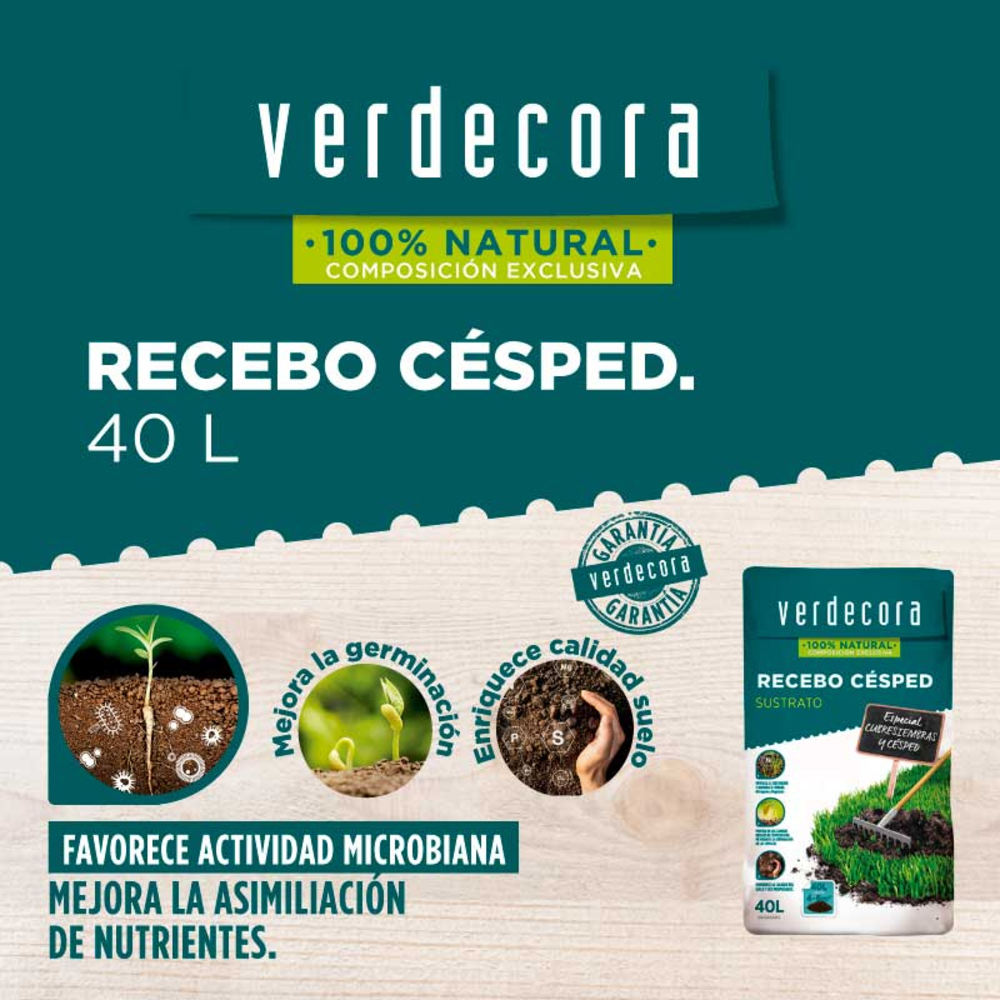 RECEBO VERDECORA 40 LITROS