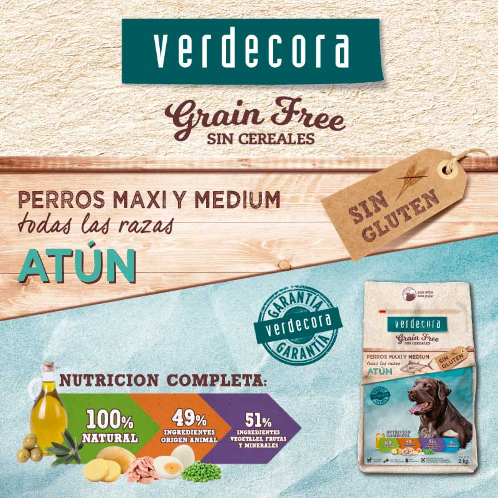 VERDECORA GRAIN FREE ADULT ATUN